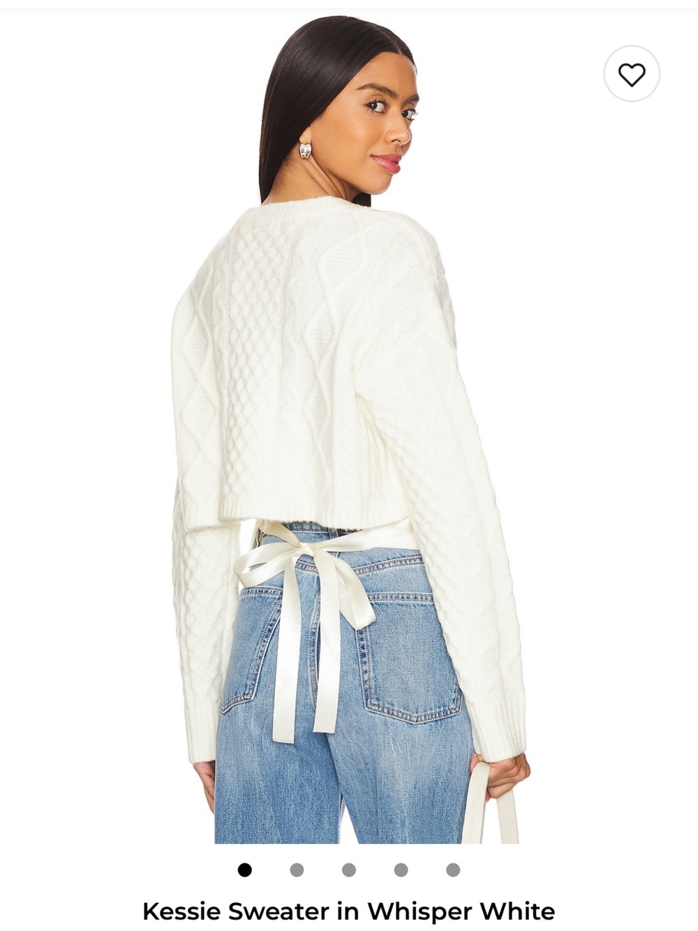 Steve Madden Kessie Sweater in Whisper White